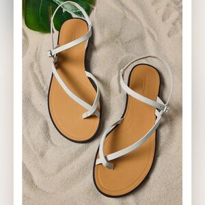 NEW Vagabond Women's Tia 2.0 Strappy‎ Sandals White Size 37 (6.5)